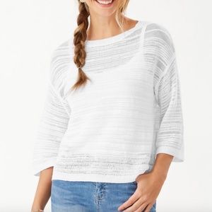 Tommy  Bahama Sea Grass Open Hem Sweater - Size L